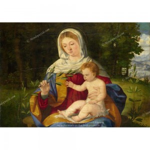 Puzzle "The Virgin and Child, Previtali" (1000) - 61969