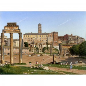 Puzzle "View of the Forum in Rome" (2000) - 81049