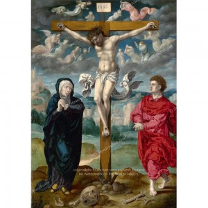 Puzzle "The Crucifixion, Coecke" (1000) - 40002