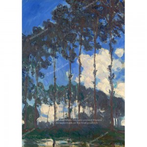 Puzzle "Poplars on the Epte, Monet" (1000) - 40013