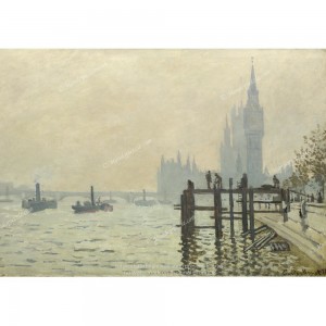 Puzzle "The Thames, Monet"...