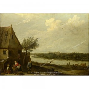 Puzzle "A Cottage by a River" (1000) - 40037