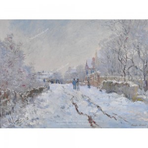 Puzzle "Snow Scene, Monet" (2000) - 81054