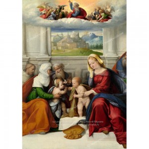 Puzzle "The Holy Family with Saints, Tisi" (1000) - 40066