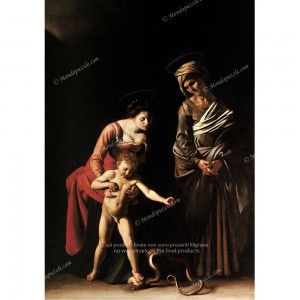 Puzzle "Madonna and Child, Caravaggio" (1000) - 40084