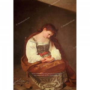 Puzzle "Penitent Magdalene, Caravaggio" (1000) - 40088