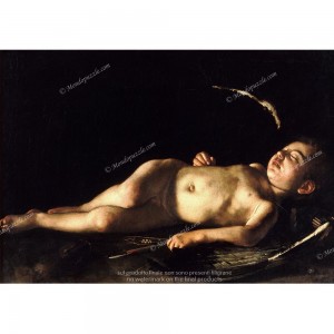 Puzzle "Sleeping Cupid, Caravaggio" (1000) - 40102