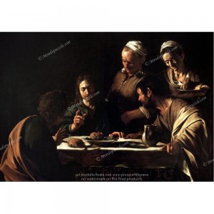 Puzzle "Supper at Emmaus, Caravaggio" (1000) - 40104