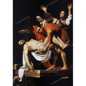 Puzzle "The Deposition of Christ, Caravaggio" (1000) - 40109