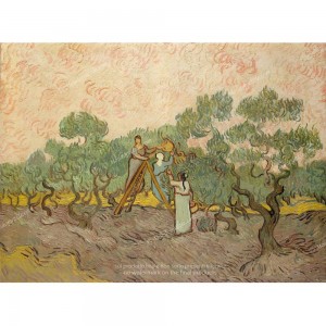 Puzzle "Women Picking Olives, Van Gogh" (2000) - 81073