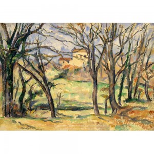 Puzzle "Trees and Houses, Cezanne" (1000) - 40133