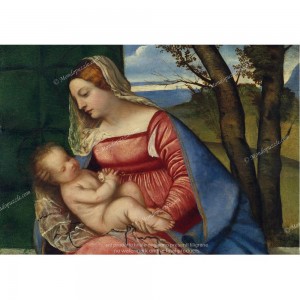 Puzzle "Madonna and Child, Tiziano" (1000) - 40135