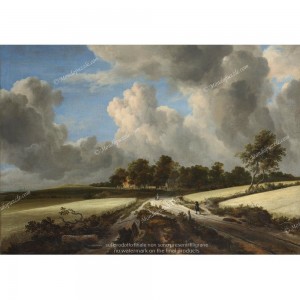 Puzzle "Wheat Fields, Ruisdael" (1000) - 40146