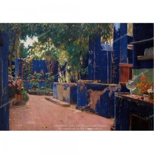 Puzzle "Blue Courtyard"...