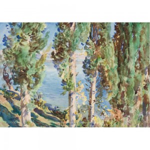 Puzzle "Cypresses, Sargent" (1000) - 40243