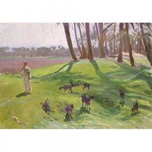 Puzzle "Landscape with Goatherd" (1000) - 40246