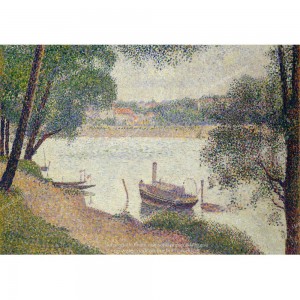Puzzle "Gray Weather, Seurat" (1000) - 40262