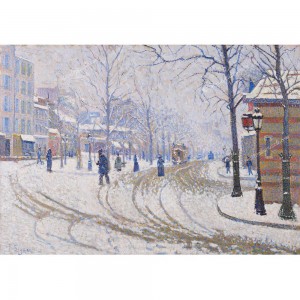 Puzzle "Snow, Boulevard de Clichy" (1000) - 40269