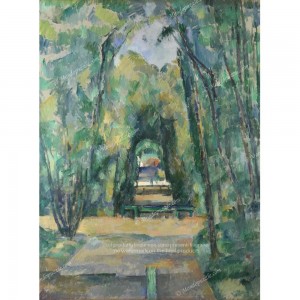 Puzzle "Avenue at Chantilly, Cezanne" (2000) - 81095
