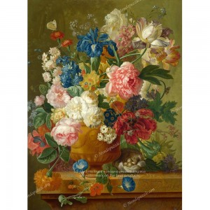 Puzzle "Flowers in a Vase,...
