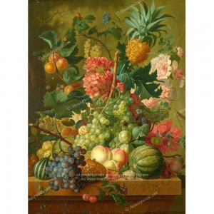 Puzzle "Fruit and Flowers,...