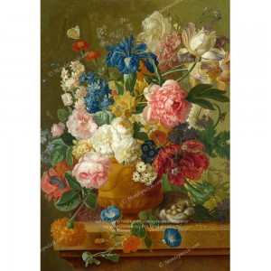 Puzzle "Flowers in a Vase, Van Brussel" (1000) - 40339
