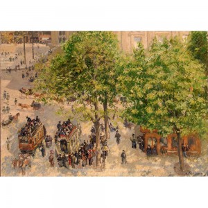 Puzzle "Place du Theatre, Pissarro" (1000) - 40364