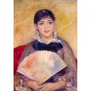 Puzzle "Girl with a Fan" (1000) - 40374