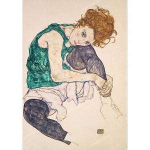 Puzzle "Seated Woman, Schiele" (1000) - 40382