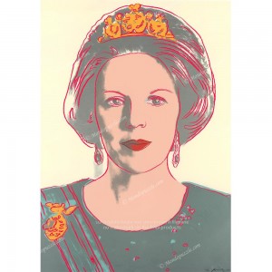 Puzzle "Portrait of Queen Beatrix" (1000) - 40392