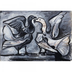 Puzzle "Two Doves, Picasso" (1000) - 40491