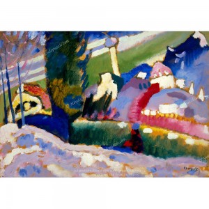 Puzzle "Winter Landscape, Kandinsky" (1000) - 40531