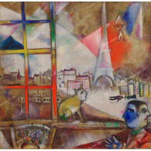 Puzzle "Paris, Chagall"...