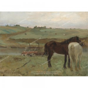 Puzzle "Horses in a Meadow" (2000) - 81133