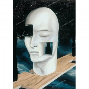 Puzzle "Face of Genius, Magritte" (1000) - 40565