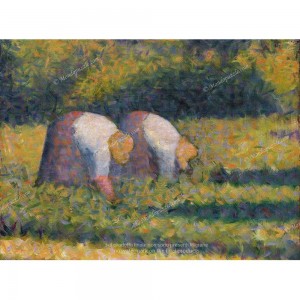 Puzzle "Farm Women at Work, Seurat" (2000) - 81155