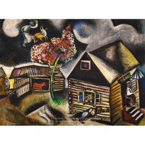 Puzzle "Rain, Chagall"...