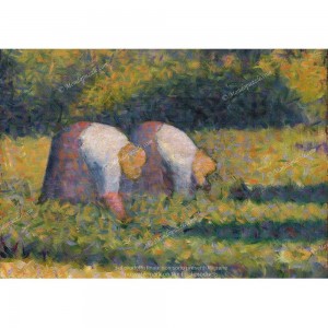Puzzle "Farm Women at Work, Seurat" (1000) - 40614