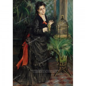 Puzzle "Woman with Parrot,...
