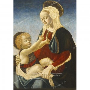 Puzzle "Madonna and Child, Del Verrocchio" (1000) - 40625