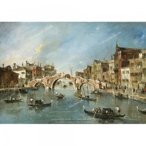 Puzzle "View on the Cannaregio" (1000) - 40651