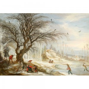 Puzzle "Winter Landscape, Leystens" (1000) - 40657