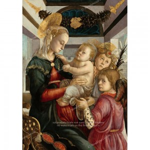 Puzzle "Madonna and Child, Botticelli" (1000) - 40684