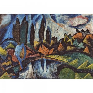 Puzzle "Landscape, Burliuk" (1000) - 40726