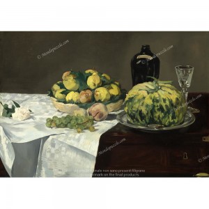 Puzzle "Still Life with Melon, Manet" (1000) - 40733