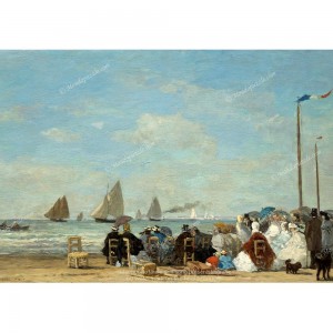 Puzzle "Beach Scene, Boudin" (1000) - 40738