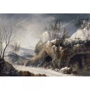 Puzzle "Winter Landscape, Foschi" (1000) - 40745