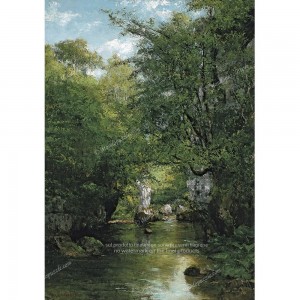 Puzzle "The Water Stream, Courbet" (1000) - 40773