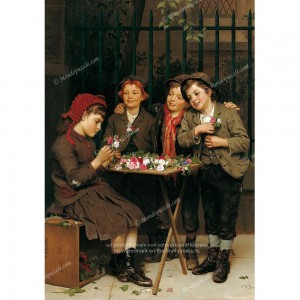 Puzzle "Tough Customers, Brown" (1000) - 40787