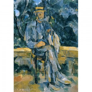 Puzzle "Portrait of a Peasant, Cezanne" (1000) - 40802
